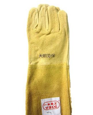 一本重工長皮電焊手套 耐高溫防護(hù)，保障焊接作業(yè)安全